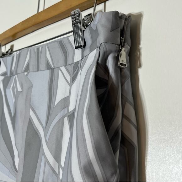 Ralph Lauren Polo Golf Gray and White A-Line Skirt 2 EUC - Picture 4 of 9